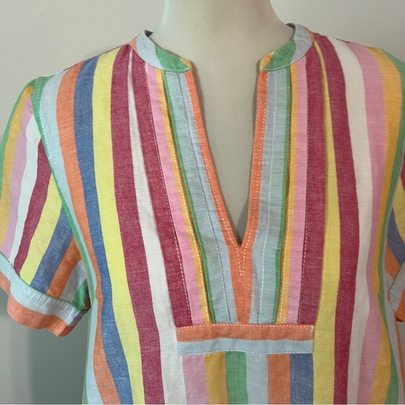 J.Crew Women’s Striped Cotton Linen Dress – Size Medium jcrew j crew - Picture 4 of 8